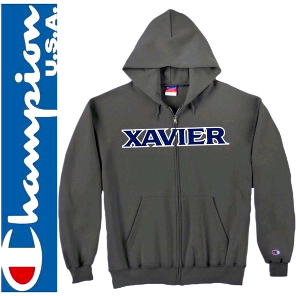 CHAMPION XAVIER Hoodie Jacket Long Sleeve Full Zip Small Gray Men’s UNISEX - Picture 1 of 16